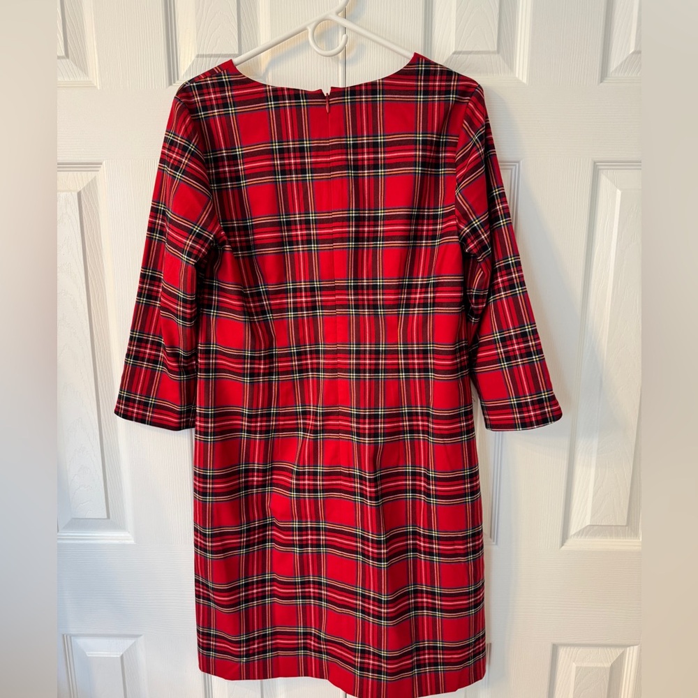 Talbots sz. 8 A-Line Dress with 3/4 Sleeves - Picture 2 of 5